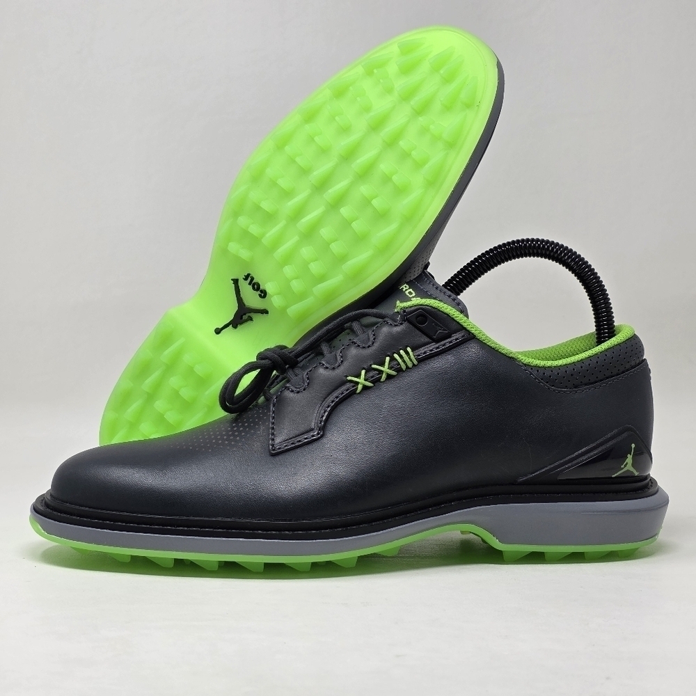 Nike Air Jordan ADG 5 Anthracite Black Green Golf Shoes FQ6642-002 Men's 6.5 NEW